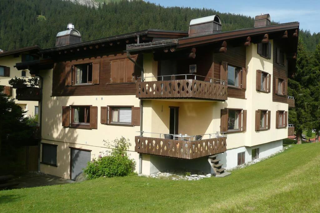 Appartement In Hus Signal Met Prachtig Uitzicht Op De Bergen Klosters Ngoại thất bức ảnh